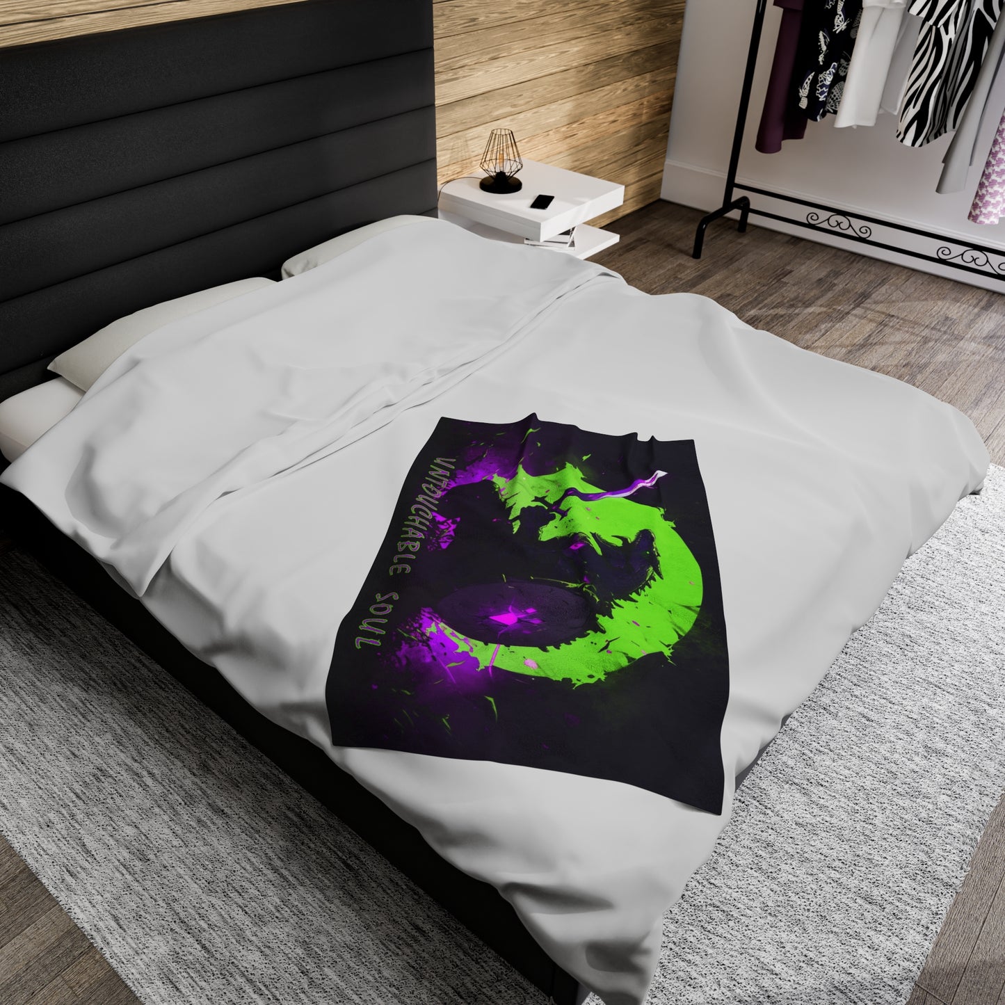 "Untouchable Soul" Plush Blanket