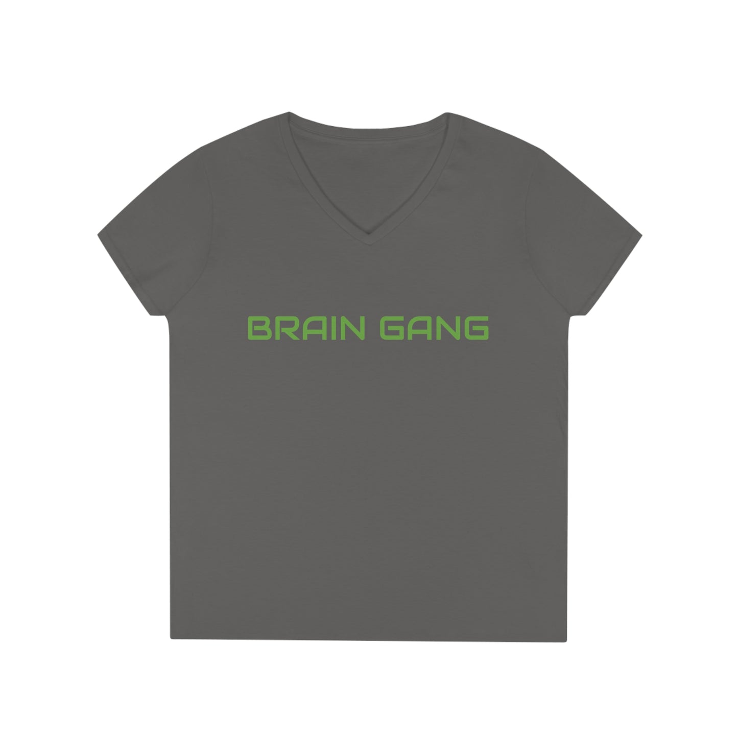 Brain Gang Ladies' V-Neck T-Shirt