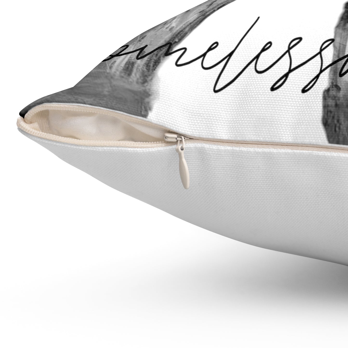 Homelessness Lite (Spokane, WA) Throw Pillow