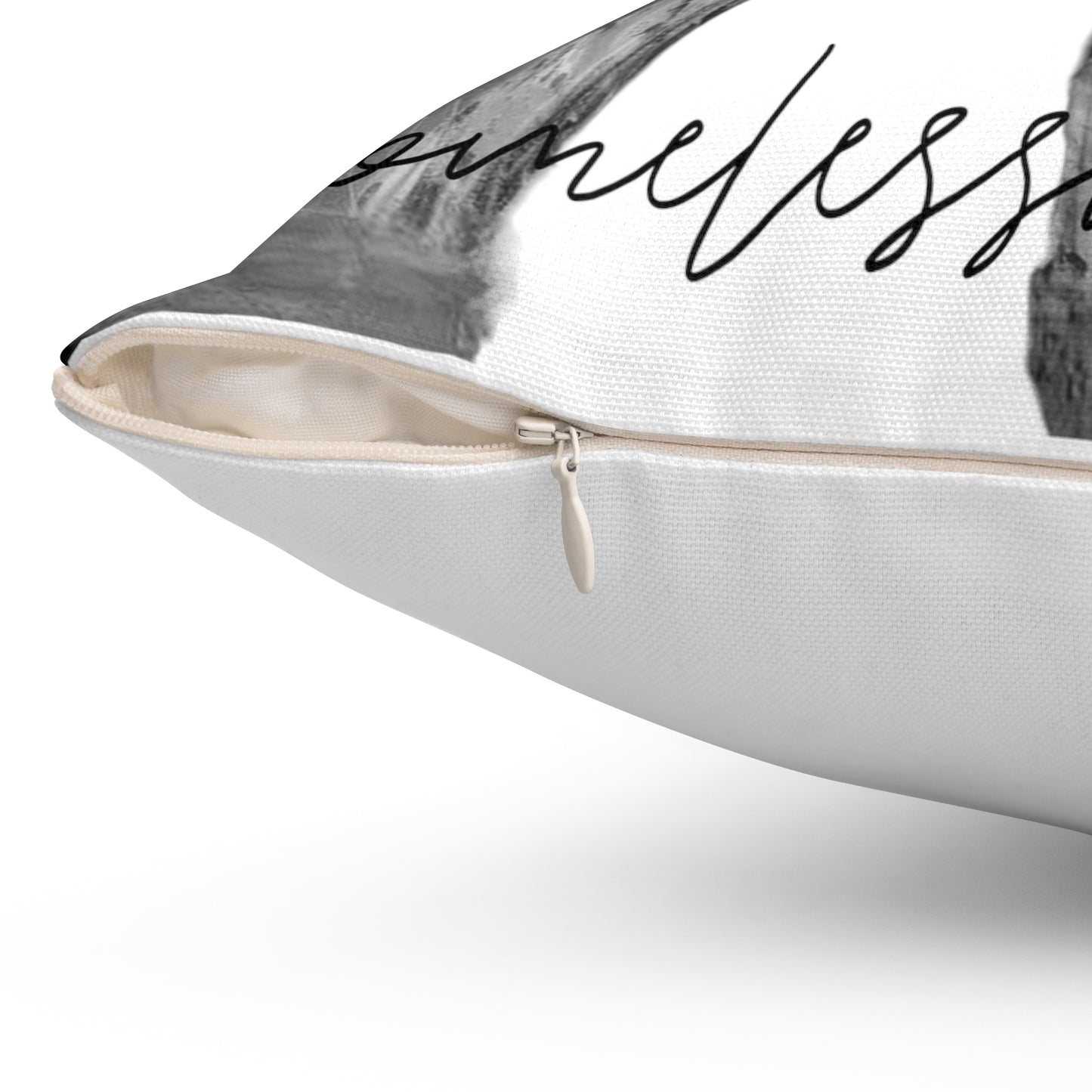 Homelessness Lite (Spokane, WA) Throw Pillow