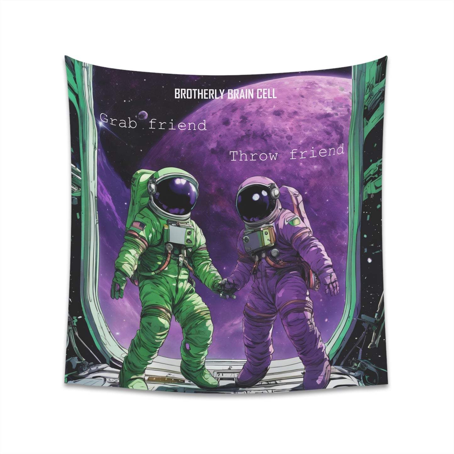 BBC Episode 2 "Grab Friend, Throw Friend" Tapestry