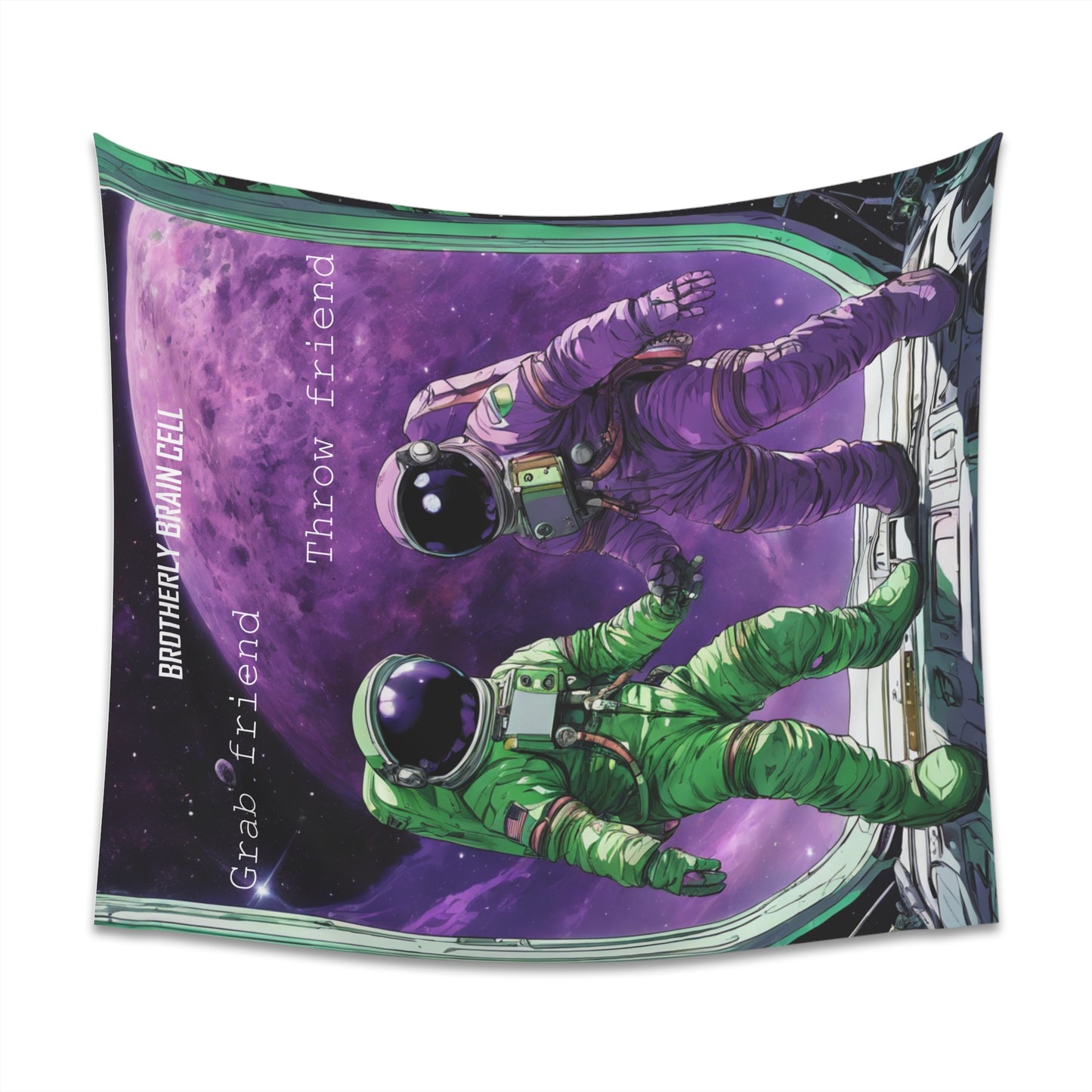 BBC Episode 2 "Grab Friend, Throw Friend" Tapestry