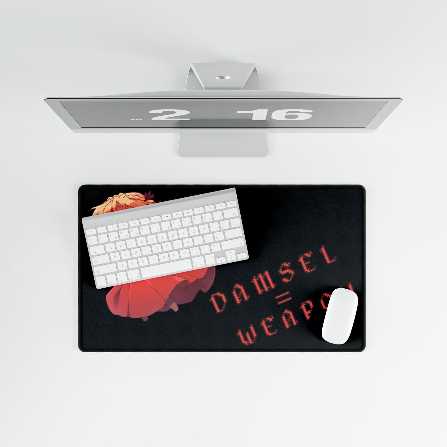 Damsel = Weapon Desk Mat