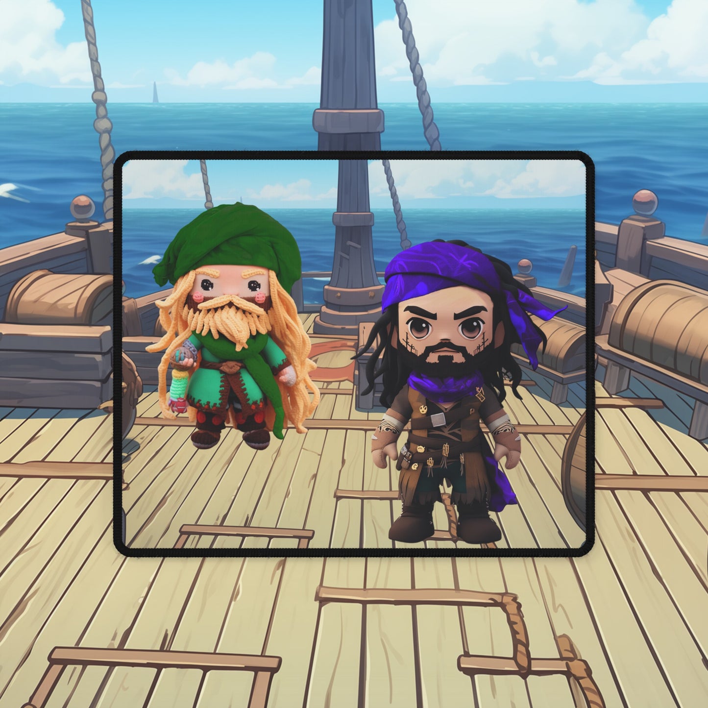 Pirate Toy Bros Desk Mat