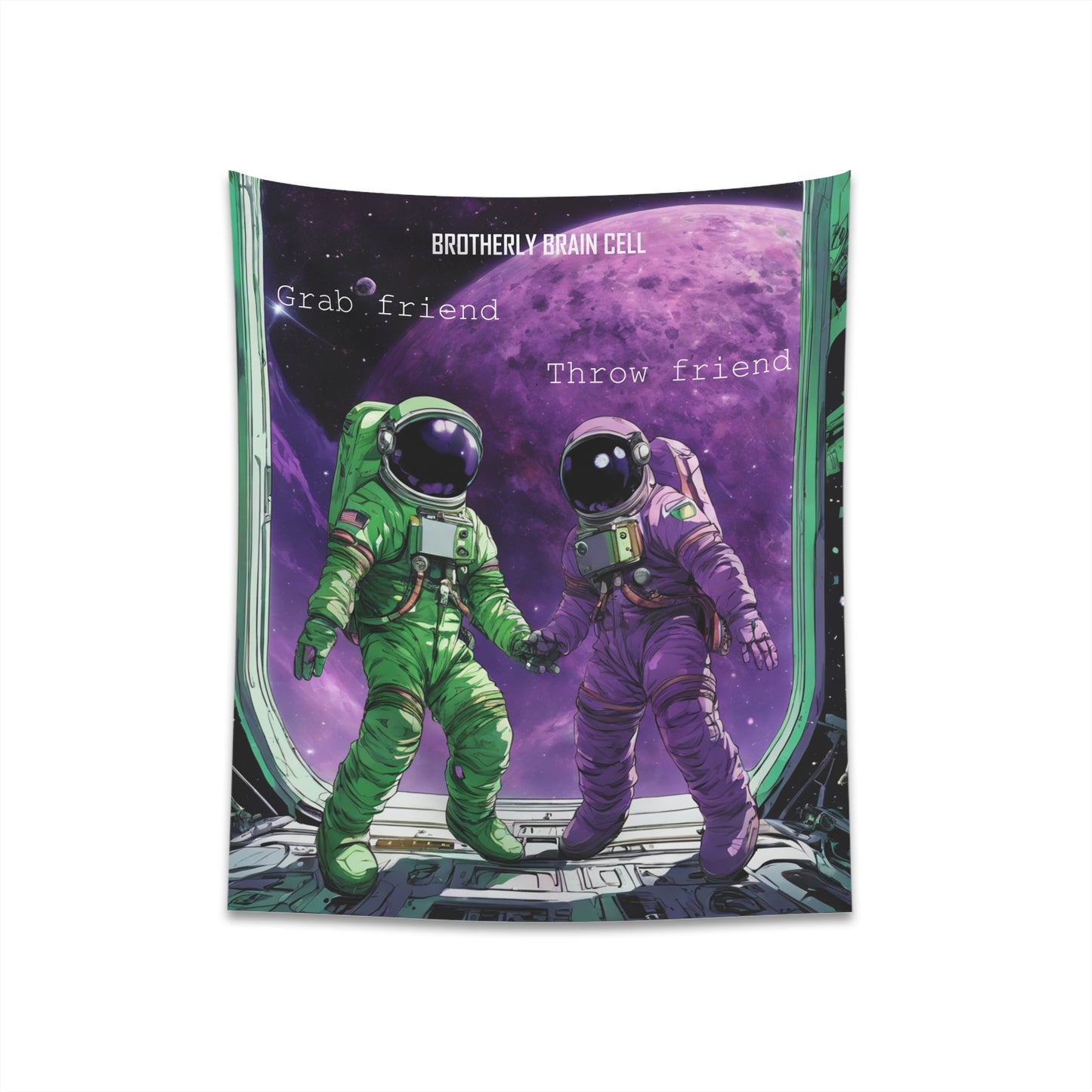 BBC Episode 2 "Grab Friend, Throw Friend" Tapestry