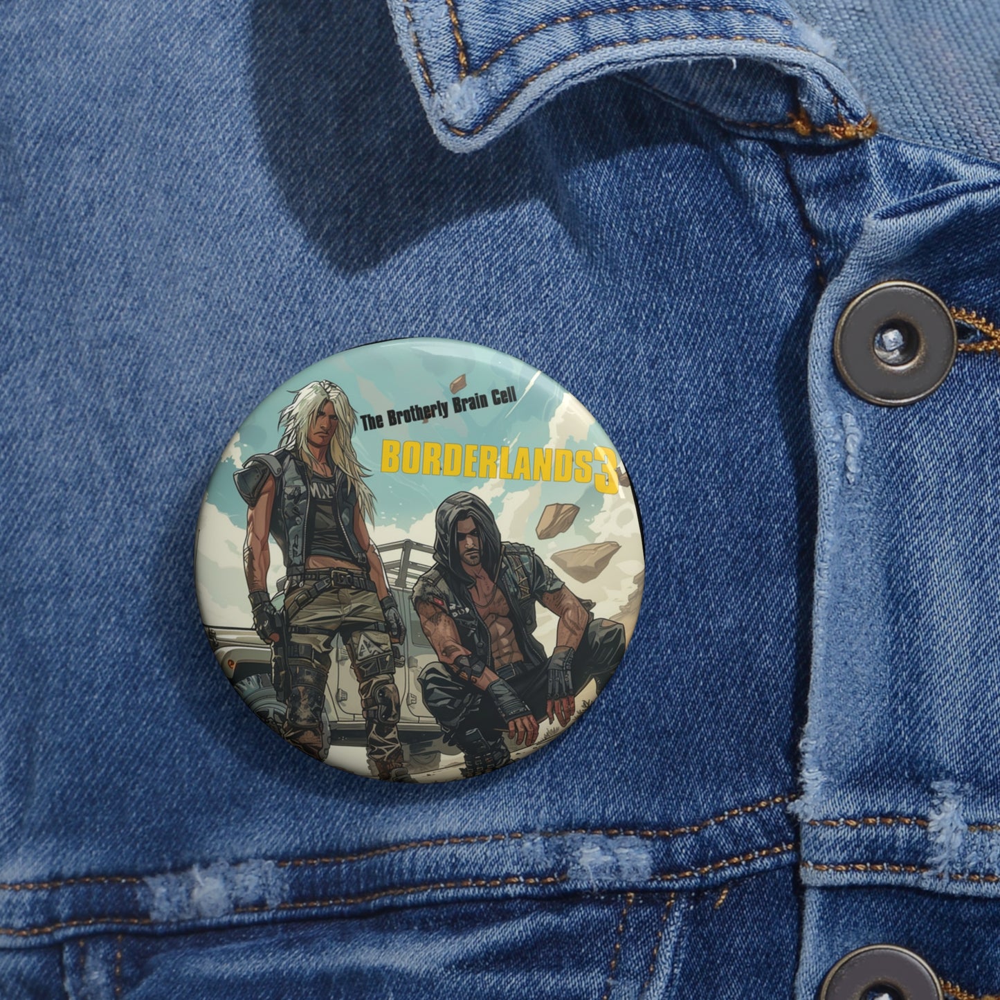 Borderlands Brain Cell Pin