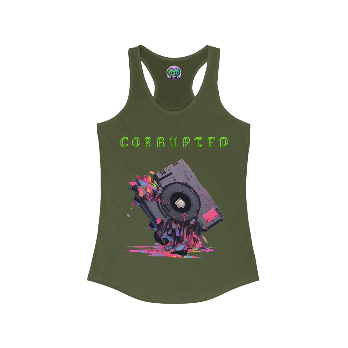 Ladies Corrupted Racerback Tank
