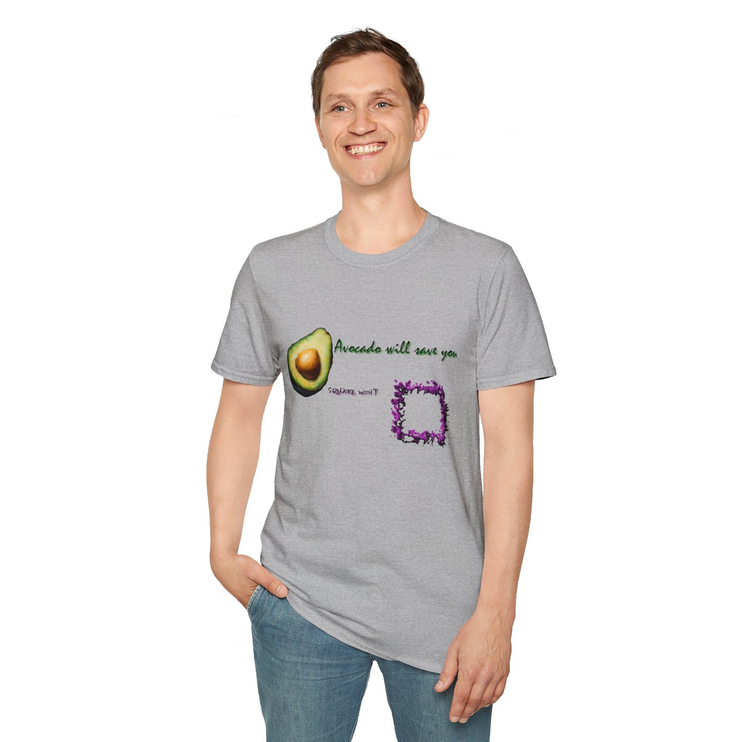 Avocado vs. Square Soft Tee