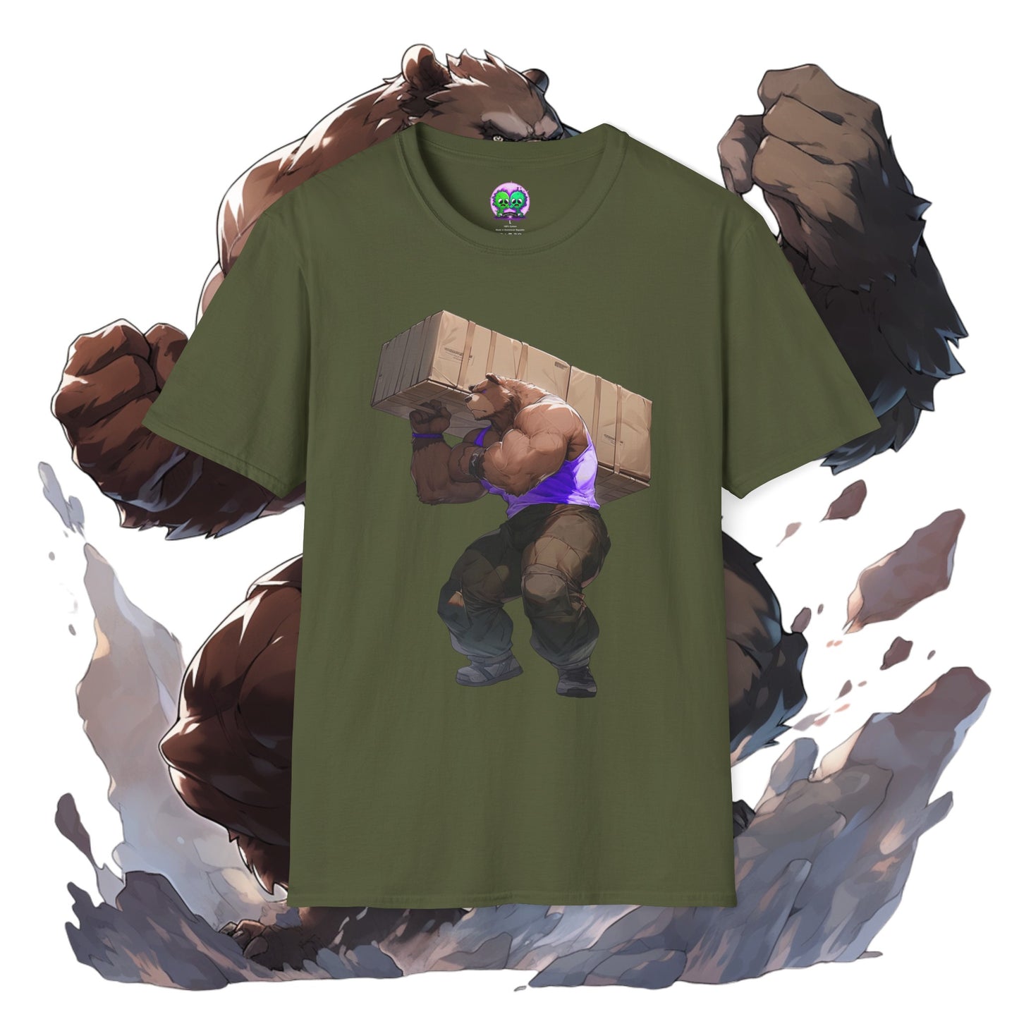 Swoll Bear Mover Soft Tee