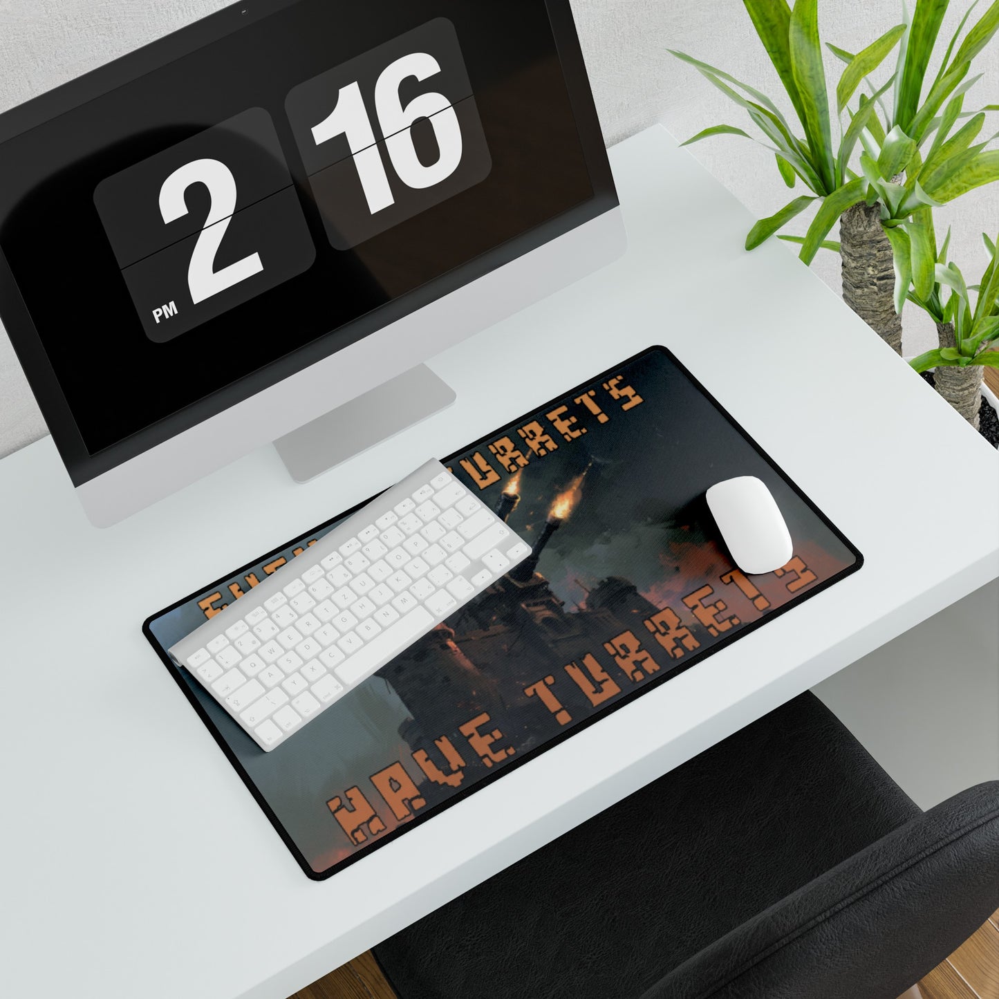 Turrets Upon Turrets Desk Mat