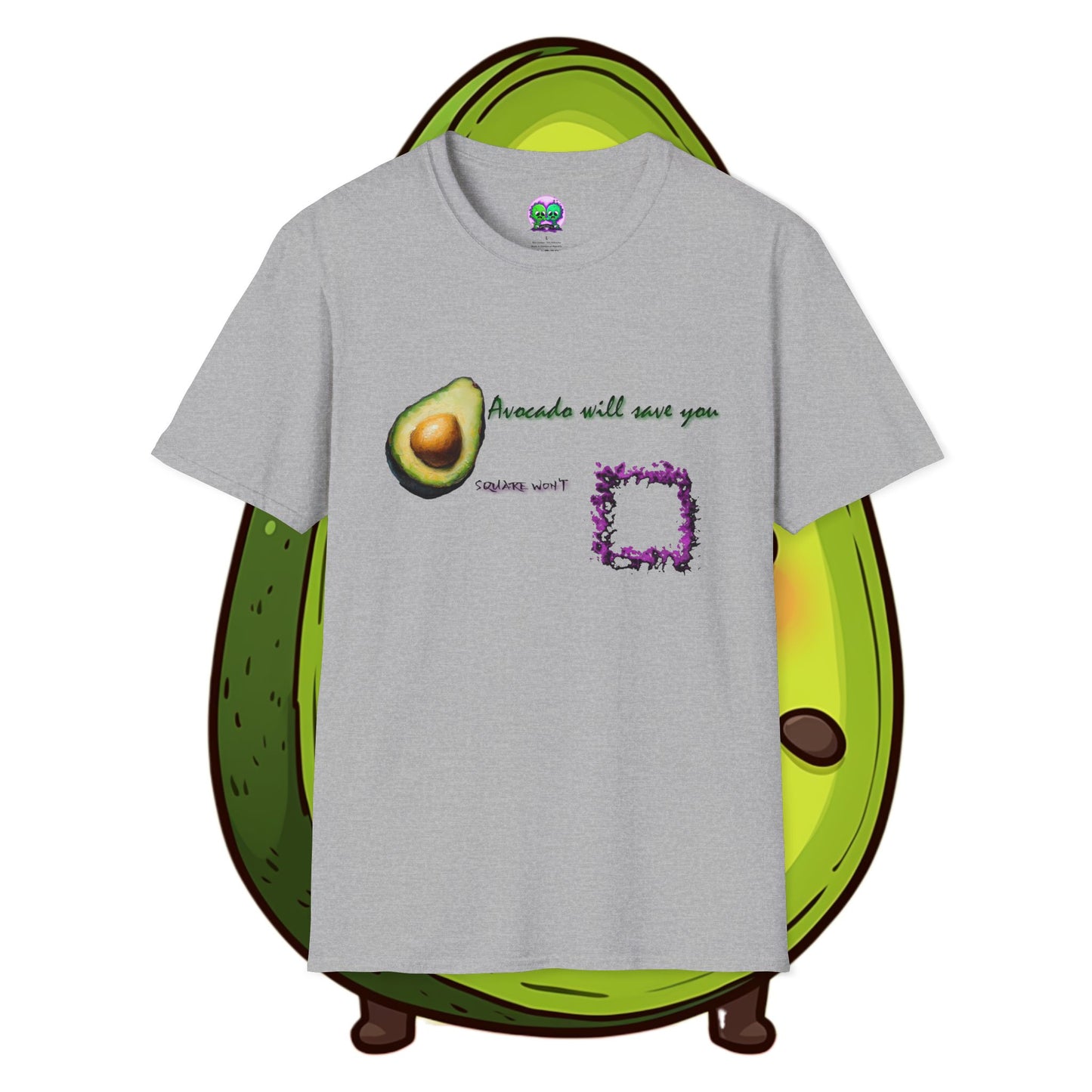Avocado vs. Square Soft Tee