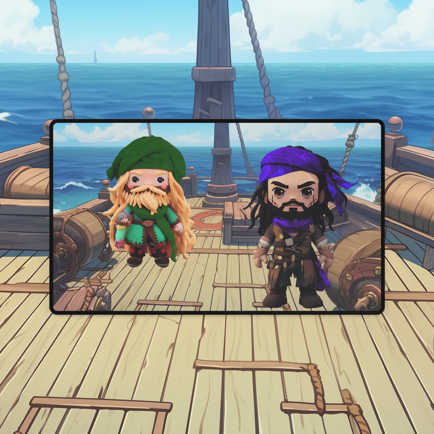 Pirate Toy Bros Desk Mat