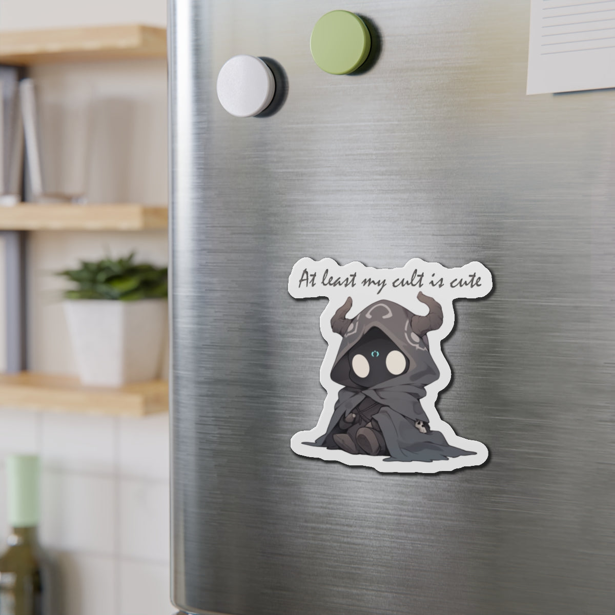 "At Least My Cult Is Cute" magnet