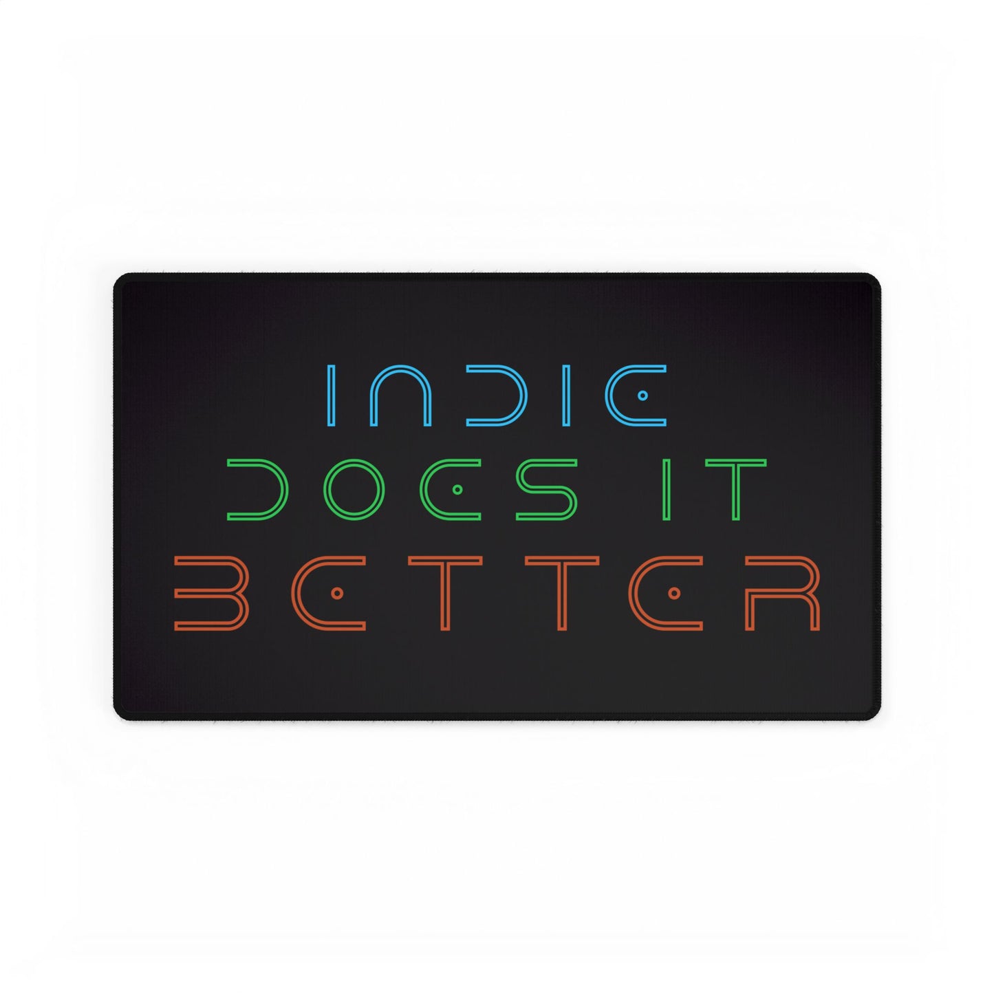 Indie Does It Better Desk Mat