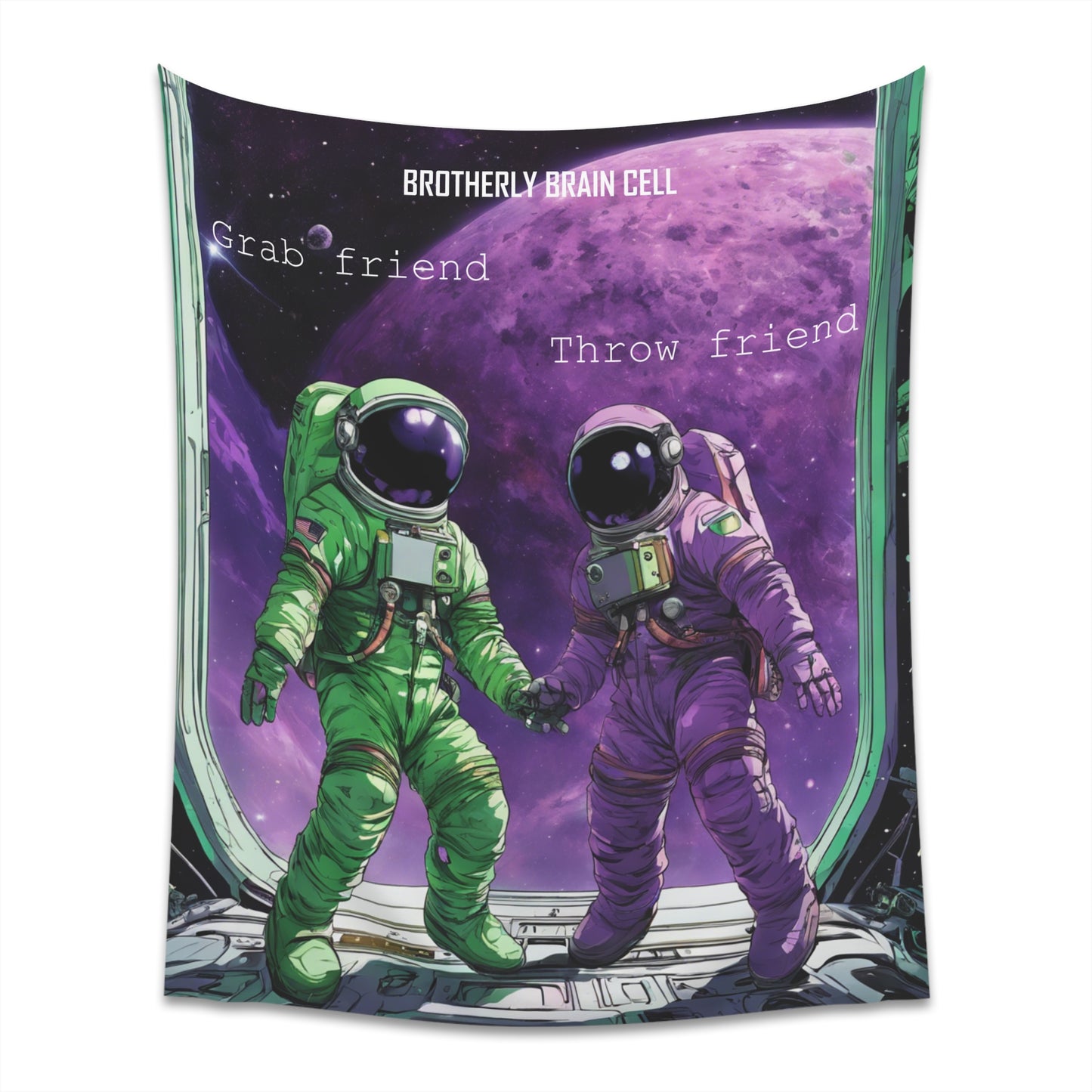BBC Episode 2 "Grab Friend, Throw Friend" Tapestry