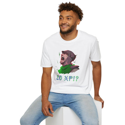 "20 XP!?" Soft Tee