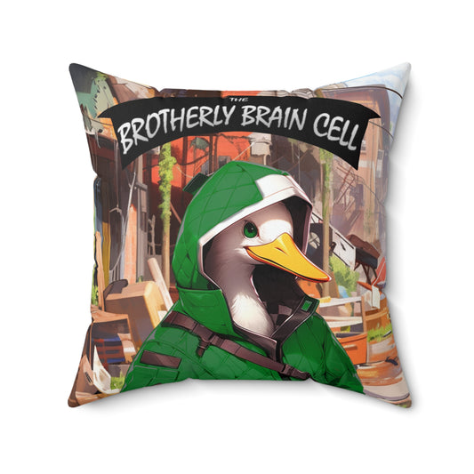 Chaos Geese Throw Pillow