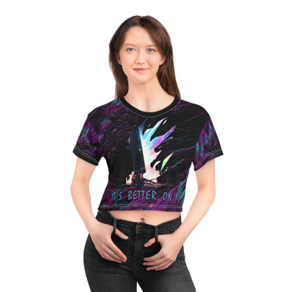 "It's Better On PC" Limited Edition Crop Tee