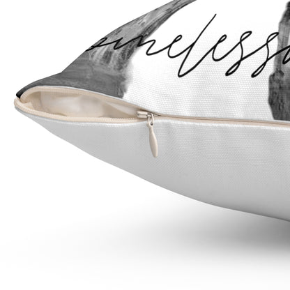 Homelessness Lite (Spokane, WA) Throw Pillow