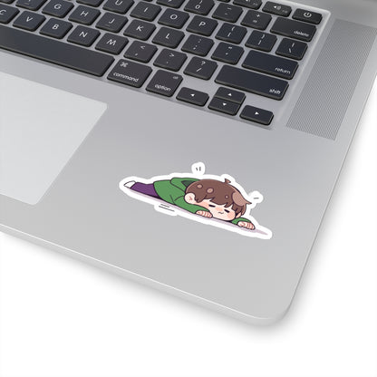 Do Nothing Boy Kiss-Cut Sticker