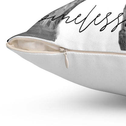 Homelessness Lite (Spokane, WA) Throw Pillow