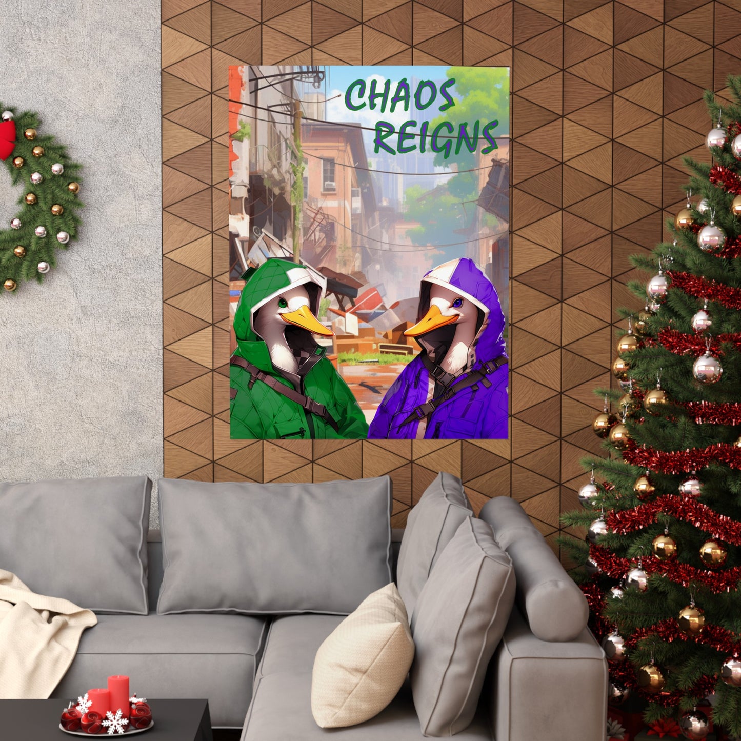 "Chaos Reigns" Wall Poster