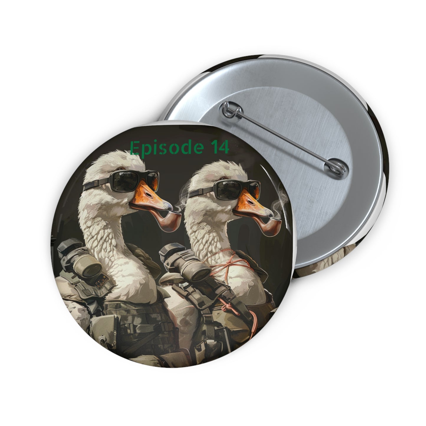 Episode 14: Untitled Goose Game Button Pin