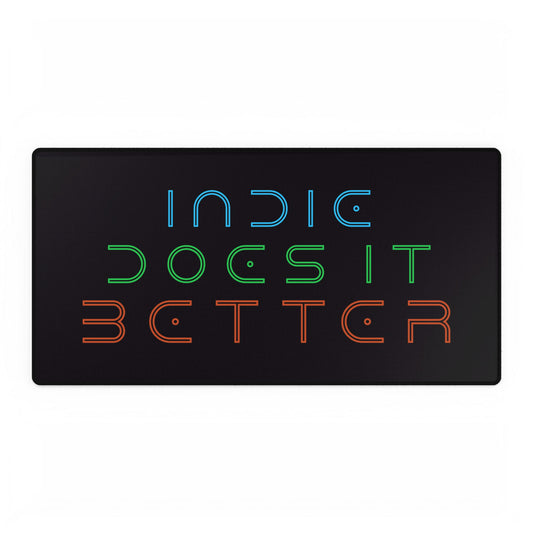 Indie Does It Better Desk Mat