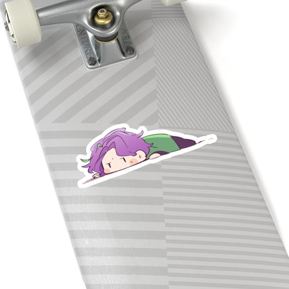 Do Nothing Girl Kiss-Cut Sticker
