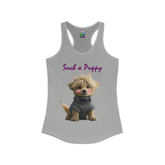 "Such A Puppy" Ladies Racerback Tank