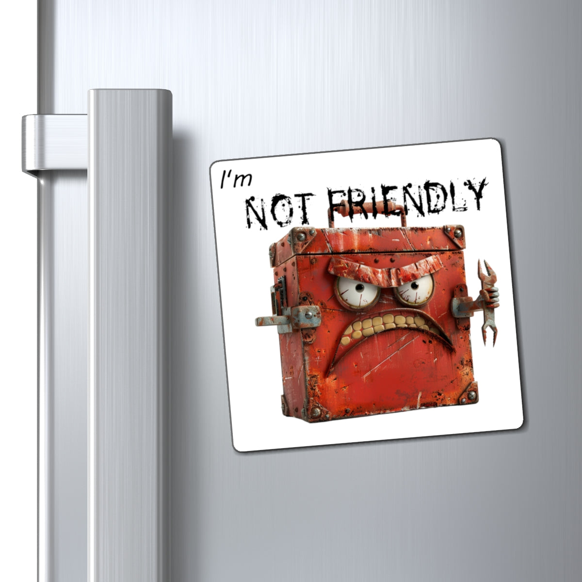 I'm NOT FRIENDLY Magnet