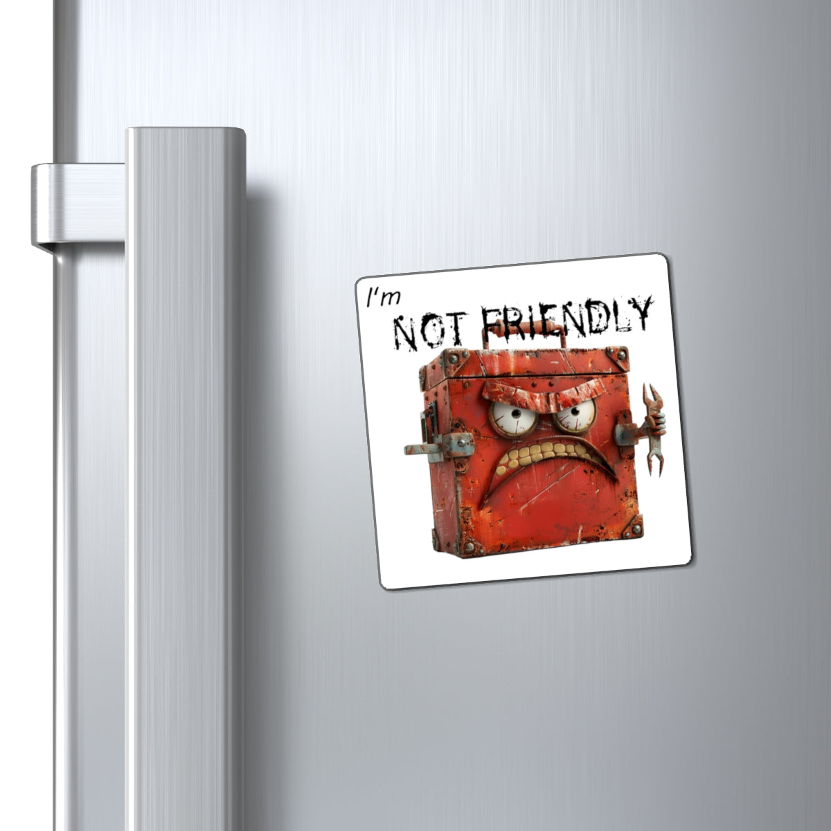 I'm NOT FRIENDLY Magnet
