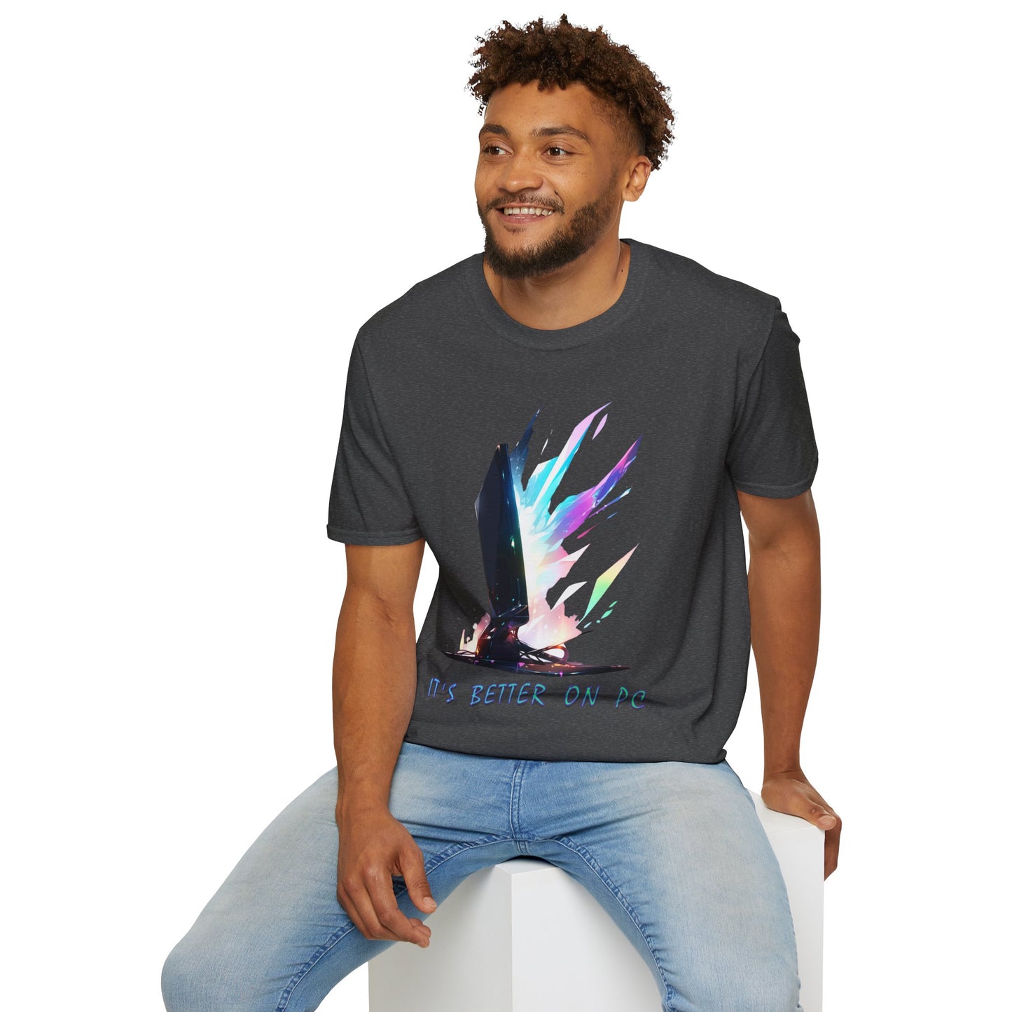 "It's Better On PC" Soft Tee