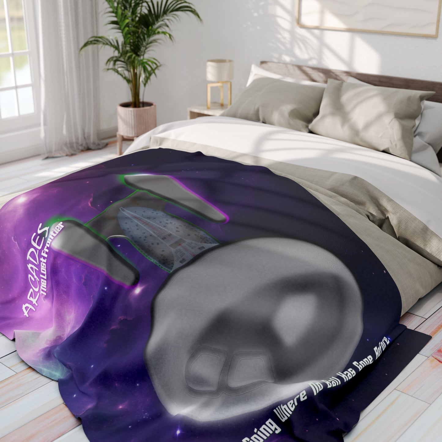 Arcades: The Lost Frontier Fleece Blanket