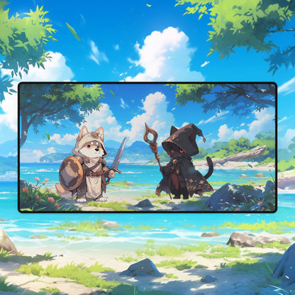 Quest Bros Desk Mat
