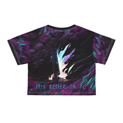 "It's Better On PC" Limited Edition Crop Tee