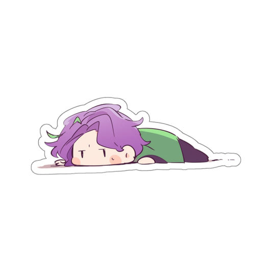 Do Nothing Girl Kiss-Cut Sticker