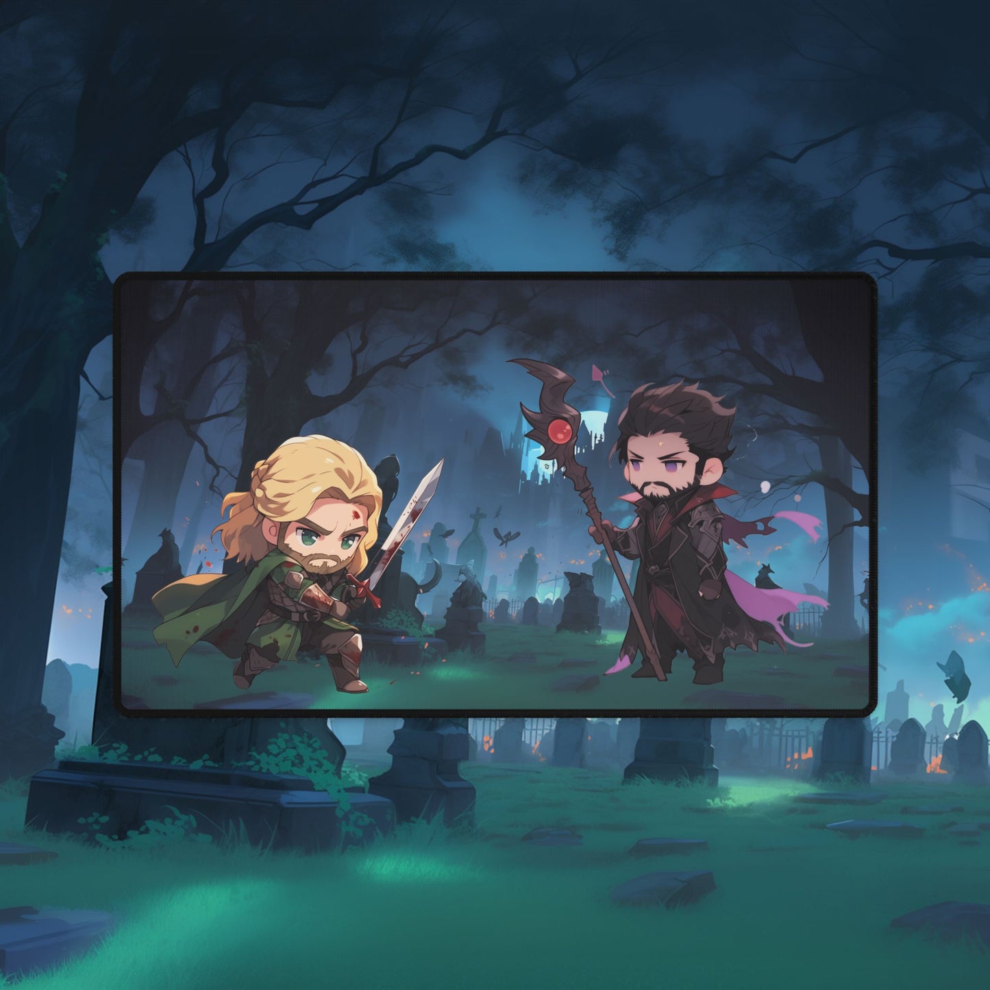Graveyard Bros Desk Mat