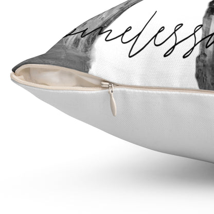 Homelessness Lite (Spokane, WA) Throw Pillow