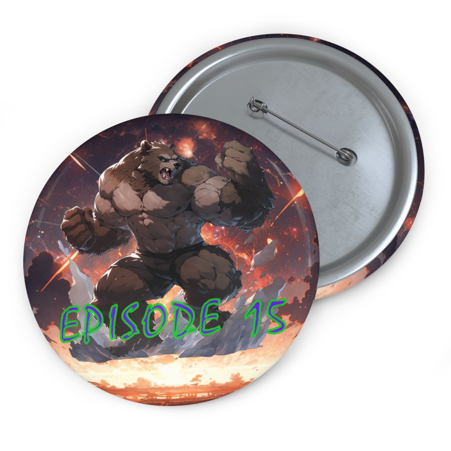 Episode 15 Swoll Bear Button
