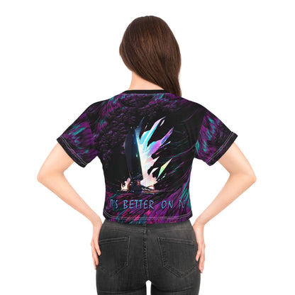 "It's Better On PC" Limited Edition Crop Tee