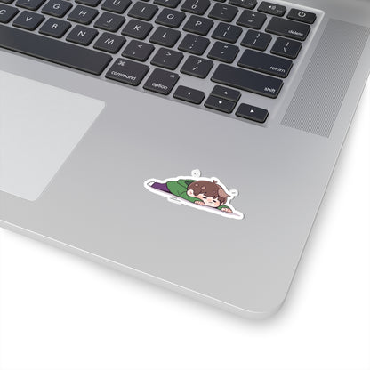 Do Nothing Boy Kiss-Cut Sticker