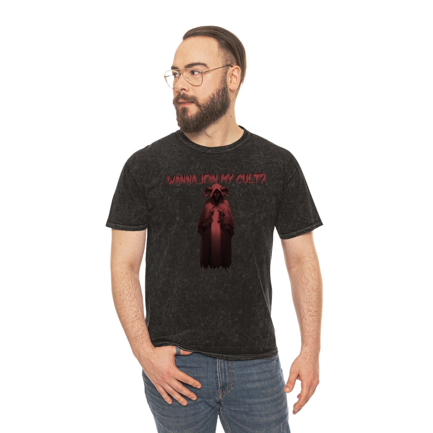 Join My Cult Distressed T-Shirt