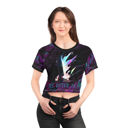 "It's Better On PC" Limited Edition Crop Tee