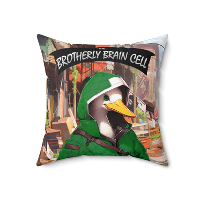 Chaos Geese Throw Pillow