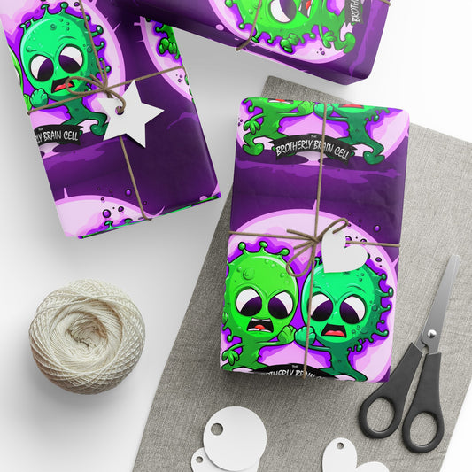 Brotherly Brain Cell Gift Paper