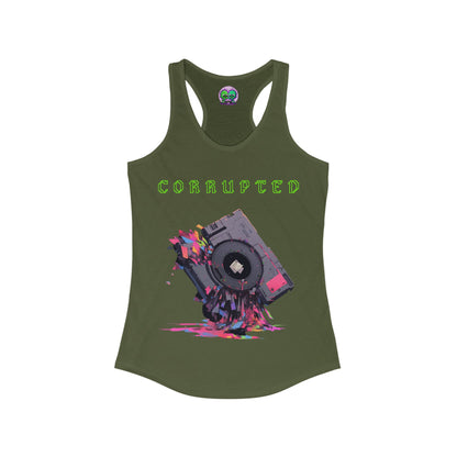 Ladies Corrupted Racerback Tank
