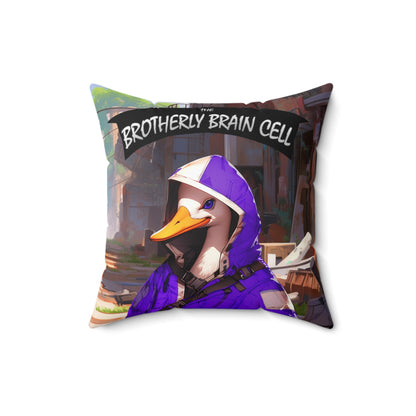 Chaos Geese Throw Pillow