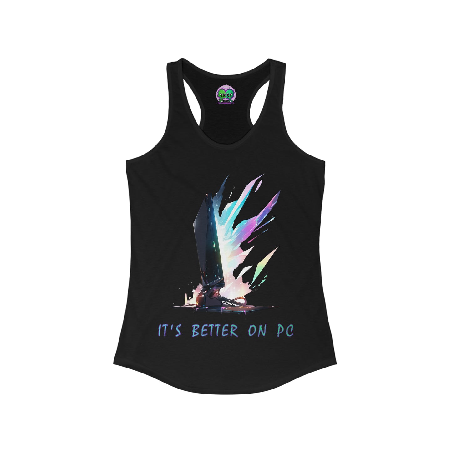 "It's Better On PC" Ladies Racerback Tank