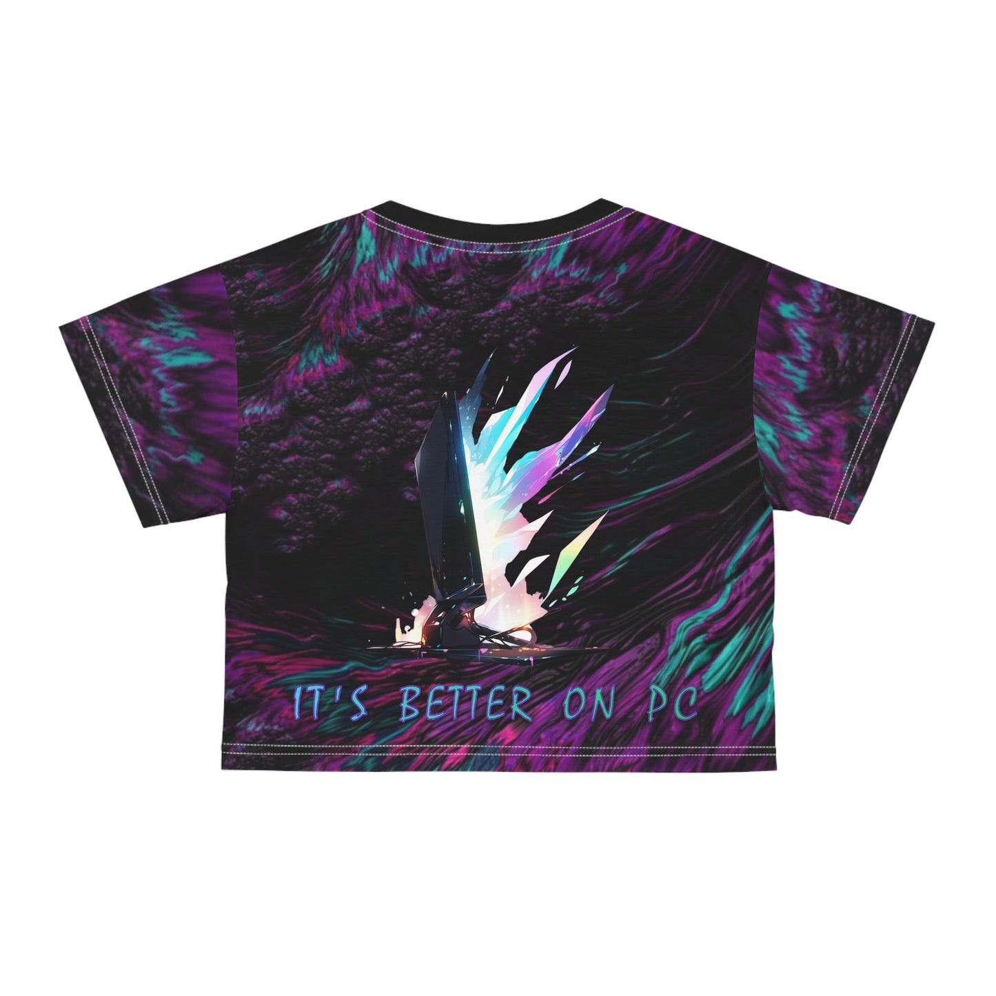 "It's Better On PC" Limited Edition Crop Tee